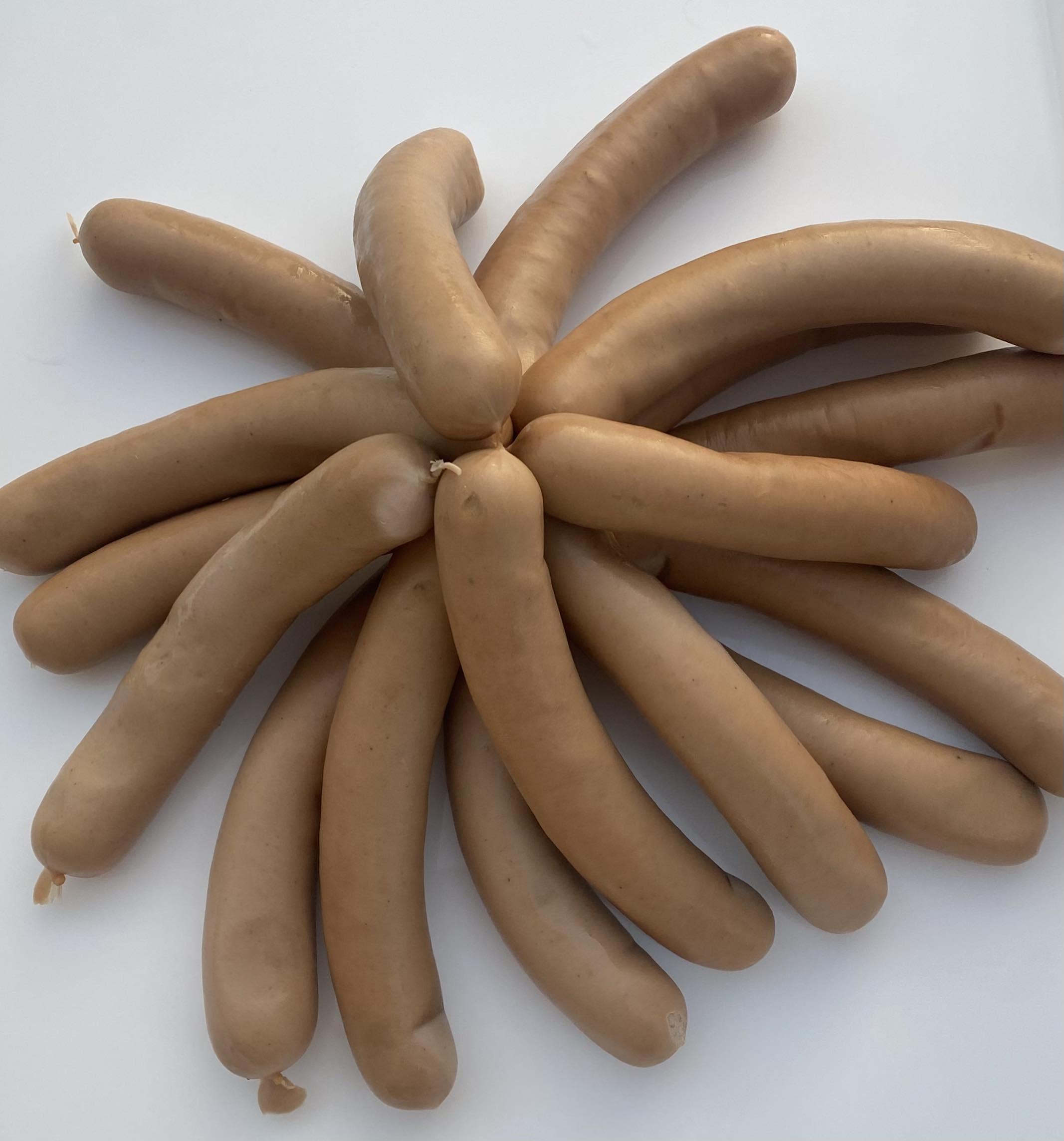 Knack de porc Cul-Noir Alsacien : produit brut